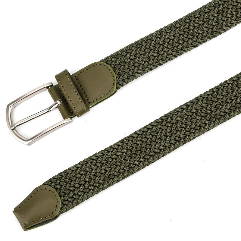 Radmire Braided Canvas Woven Elastic Stretch Belts for Men/Women/Junior with Multicolored - Image 4